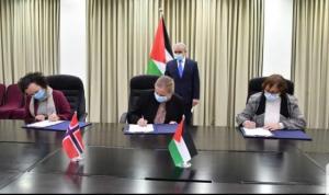Norway, UNICEF, and the Palestinian Ministry of Health sign new partnership agreement to strengthen early childhood health care, protection, and development, and to support COVID-19 response activities in the State of Palestine Norway, UNICEF, and the Palestinian Ministry of Health sign new partnership agreement to strengthen early childhood health care, protection, and development, and to support COVID-19 response activities in the State of Palestine
